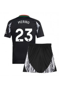 Arsenal Mikel Merino #23 Babytruitje Uit tenue Kind 2024-25 Korte Mouw (+ Korte broeken)